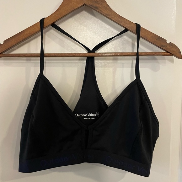 Brand New Outdoor Voices Steeplechase Sports Bra - Black (XL) - Picture 3 of 5